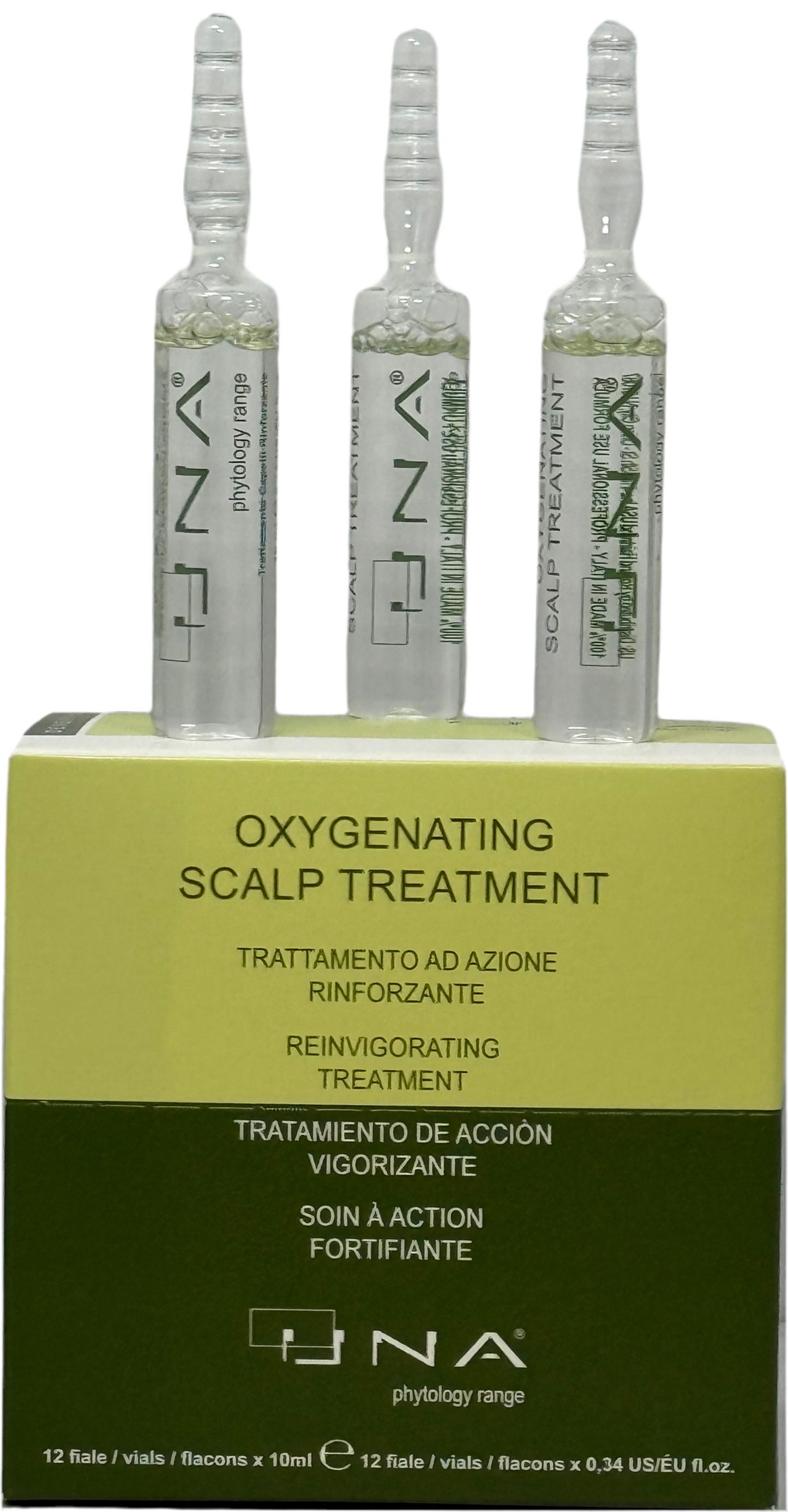 UNA Oxigenating Scalp Treatment 12x10 Ml