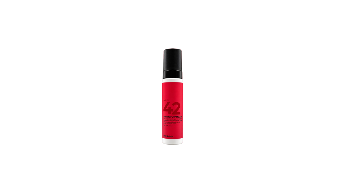 Elgon Affixx 42 Volume Pump Mousse | Lightweight Hair Volume Booster