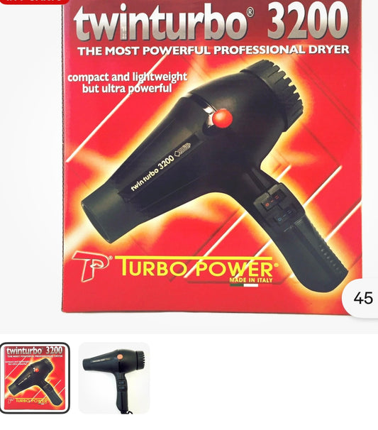 Turbo Power Twin Turbo 3200 Negro