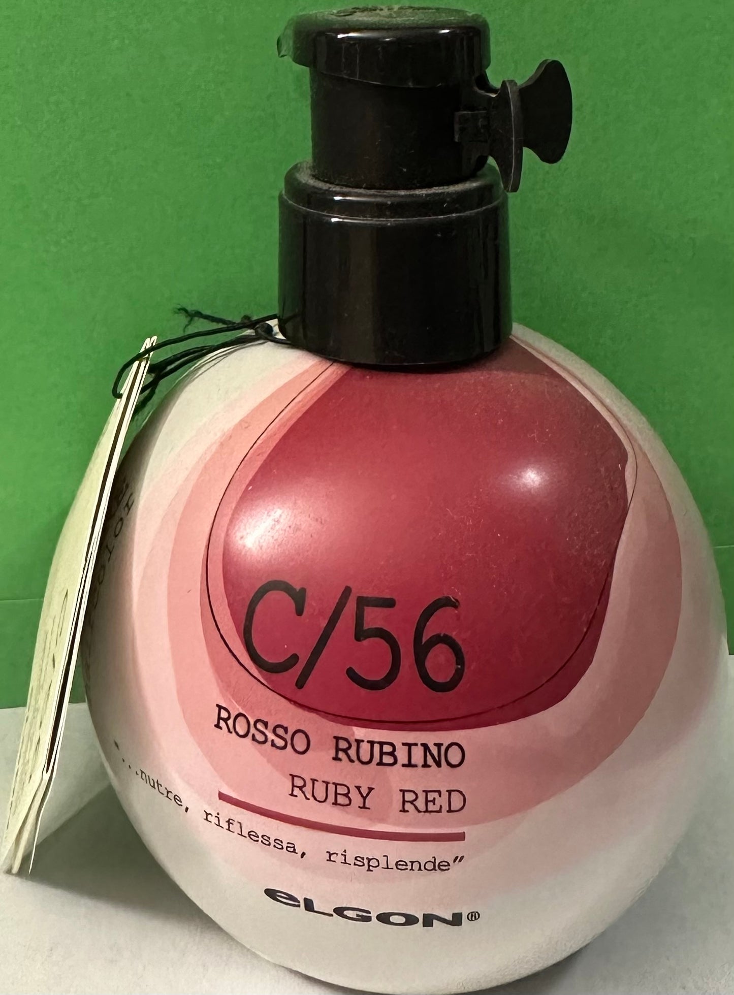 Elgon I/care Haircolor Rinse Coloring Conditioning Cream 7 Oz. C/56 - Ruby Red
