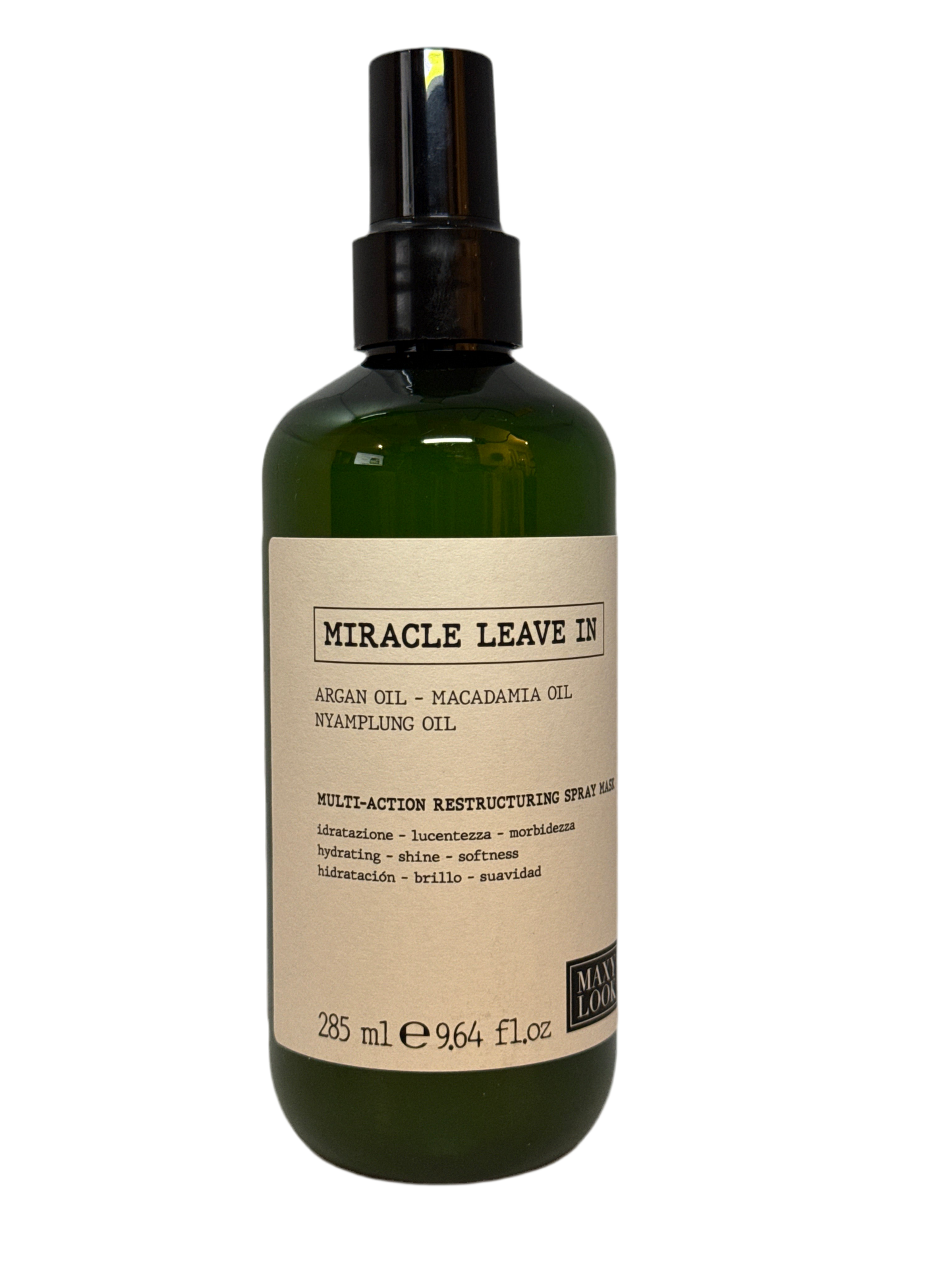 Maxy Look MiracleSpray Mask Leave-In Argan Oil-Macadamia Oil,Nyamplung Oil 285 Ml !