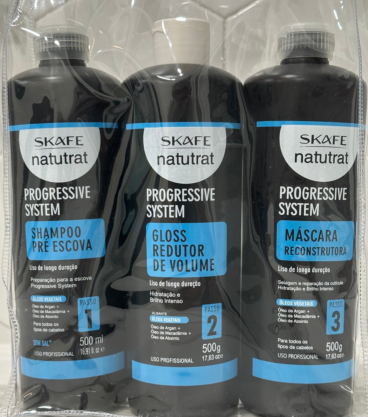 SKAFE
Natutrat Progressive Brush Long Lasting Straightener Treatment Kit 3x500 -