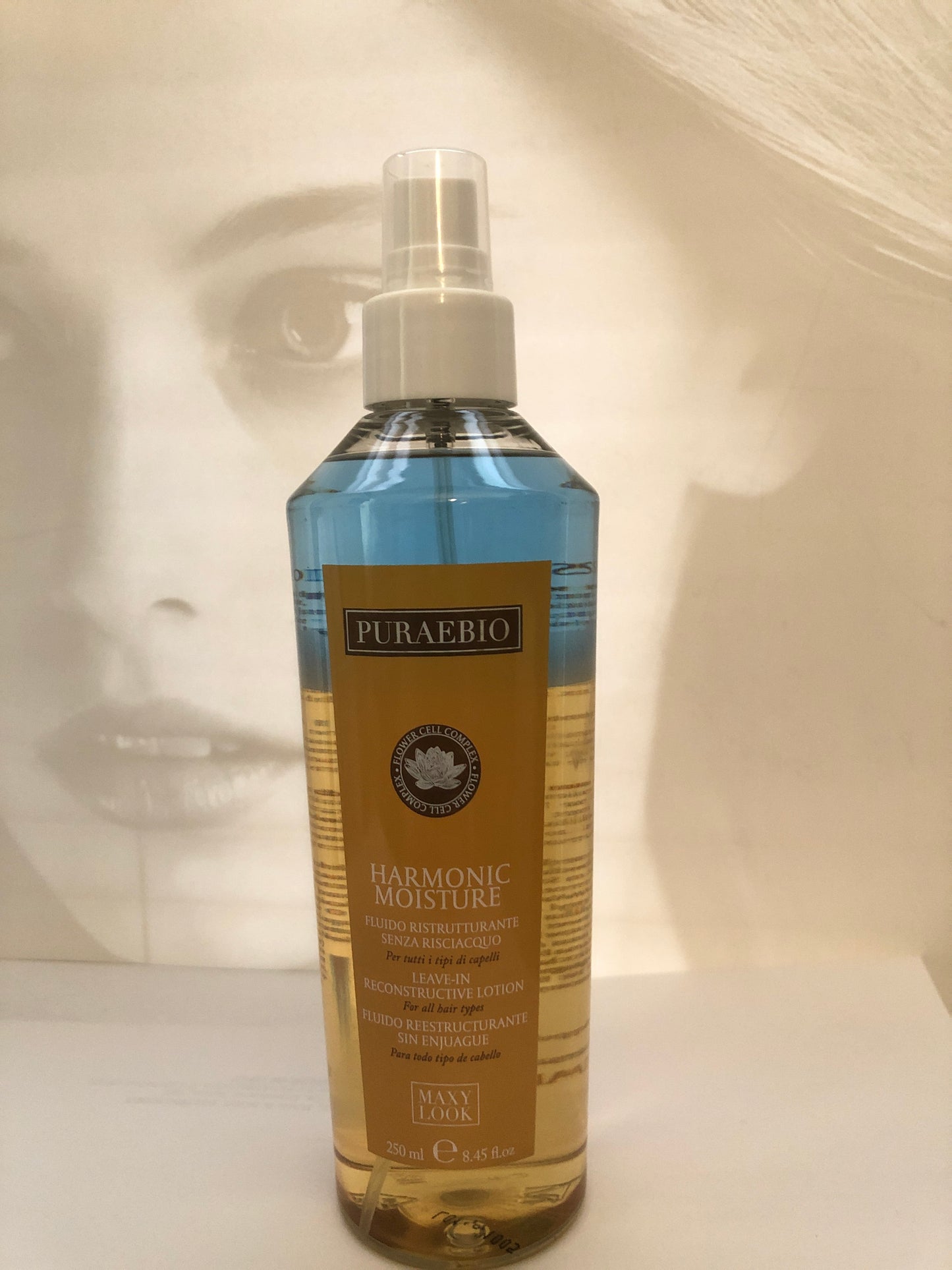 Loción reparadora bifásica Maxima Maxy Look Puraebio sin enjuague (nueva edición) 8.45 oz