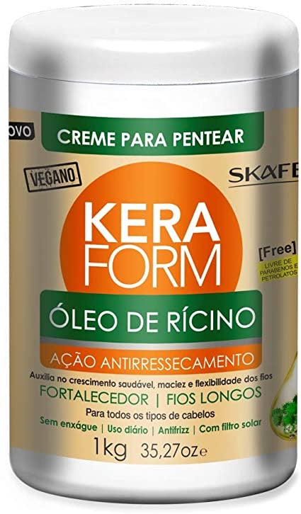 Creme De Pentear Skafe Keraform Óleo de Rícino 1kg