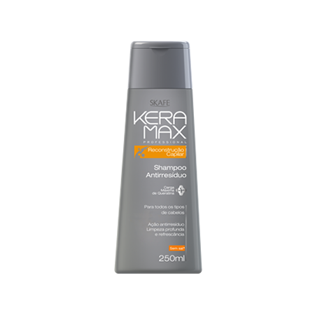 Skafe Keramax Queratina Brasileña Reconstrucción Champú Sin Sal (250ml)