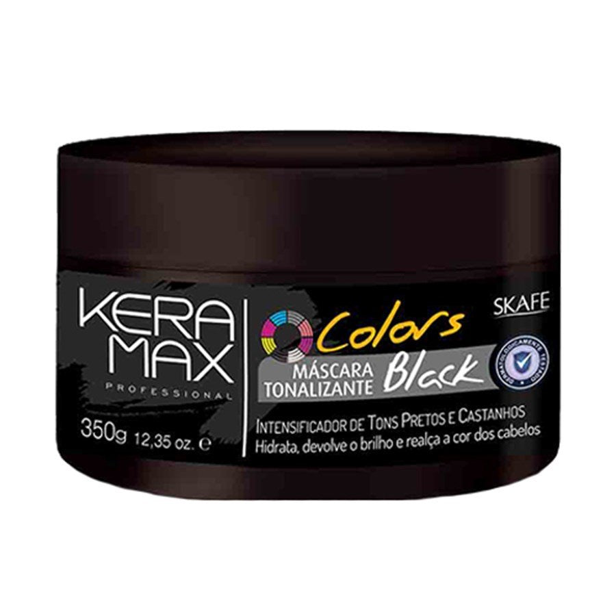 Keramax Color Mascara Tonalizante Negro 350 Ml
