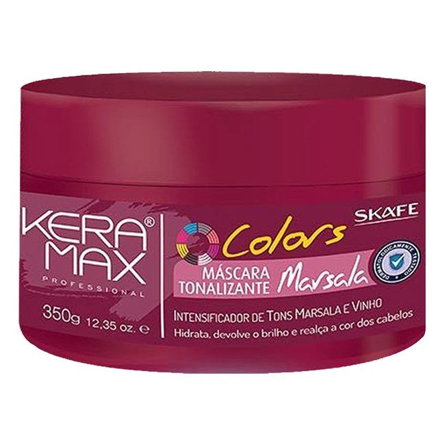 Keramax Color Mascara Tonalizante Marsala 350Ml