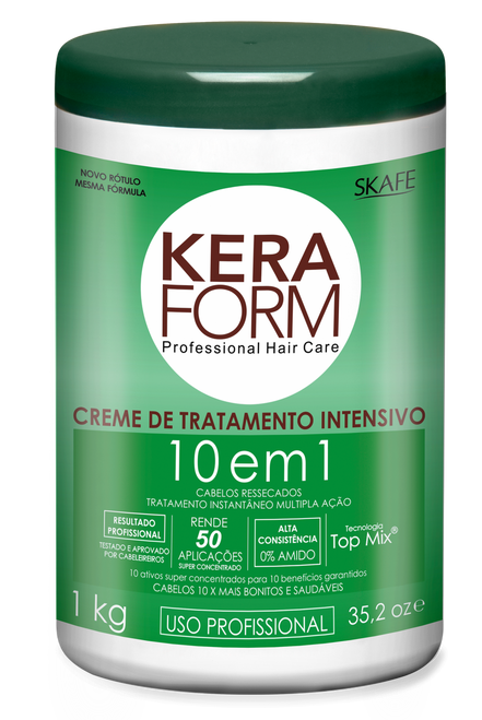 Crema de tratamiento intensivo Keraform 10 en 1000 ml