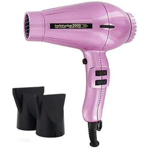 Turbo Power TwinTurbo 3800 - Secador de pelo (iónico y cerámica, ecológico), color rosa