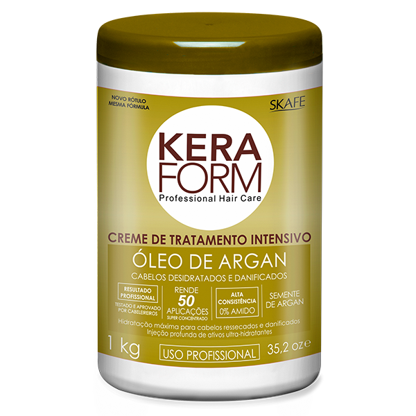 Crema de tratamiento intensivo con aceite de argán Keraform (35.27 oz)