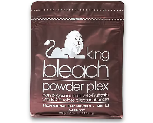 Polvo blanqueador profesional King Plex de 2 libras, hasta 12 tonos 