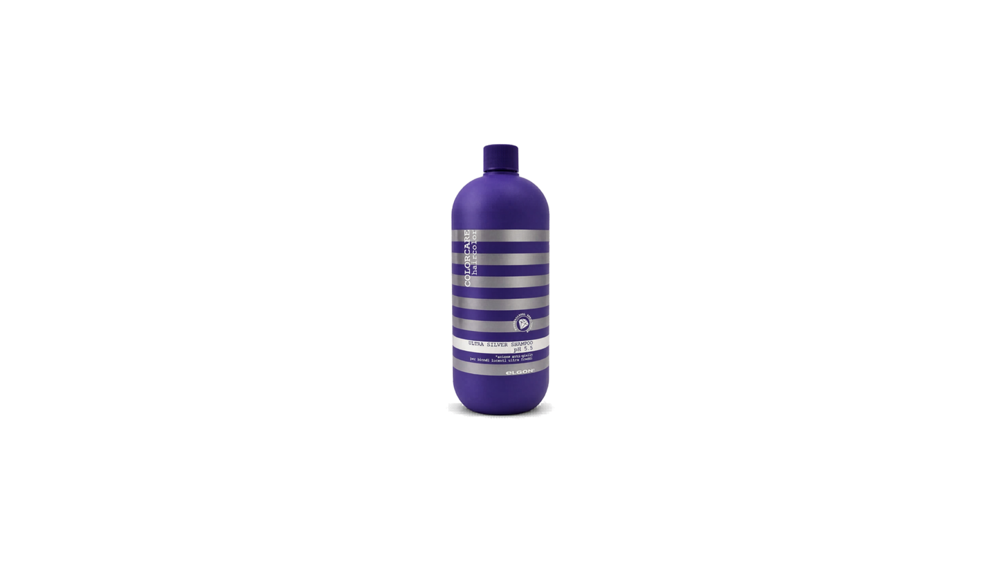 Elgon Ultra Silver Shampoo | Purple Shampoo for Blonde & Gray Hair