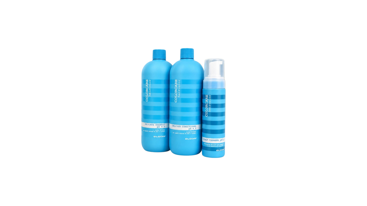 Elgon Delicate Hair Care Set | Shampoo, Conditioner & Scalp Cleanser