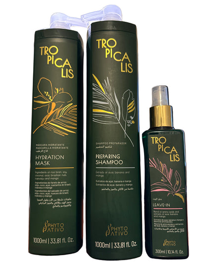 Kit Phyto Shampoo,Mask & Leve-In