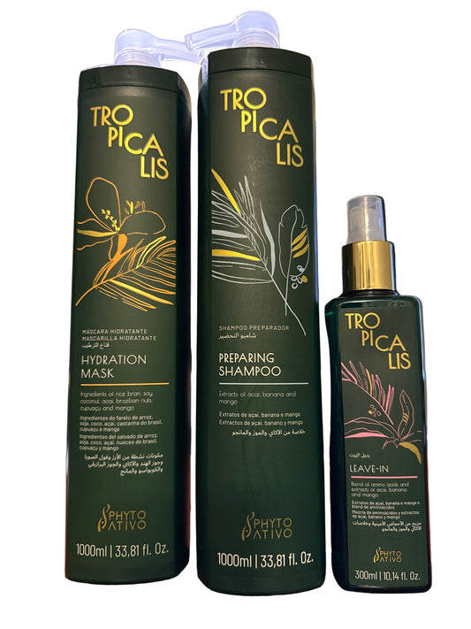Kit Phyto Shampoo,Mask & Leve-In
