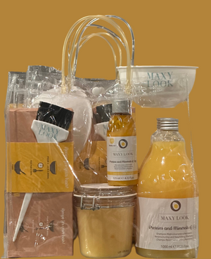 Maxy Look Egg Line Deep Restructuring Kit 4 Pz-Extra Bow & Brush And Bag