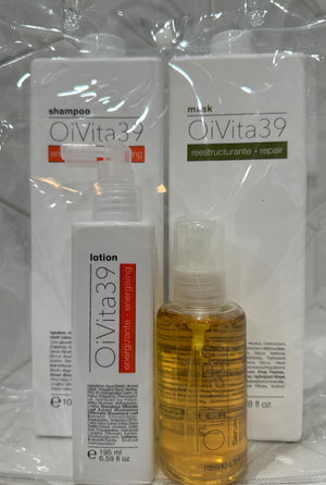 Oivita39 Set Shampoo1000ml,Mask Reetruct 1000ml,Lotion Energy 195ml & Reetruct Serum 100ml