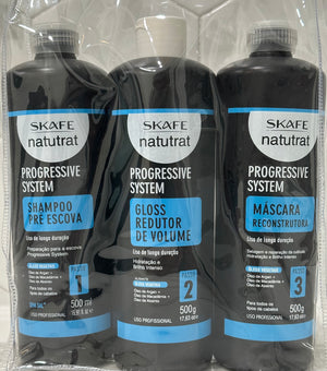 SKAFE

Natutrat Progressive Brush Long Lasting Straightener Treatment Kit 3x500 -