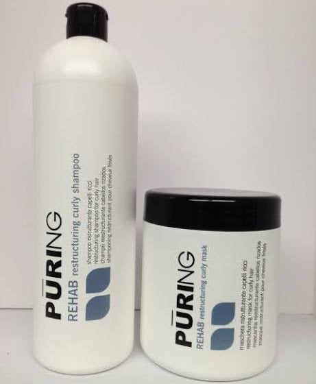Maxima MX Puring Rehab Restructuring Curly Shampoo & Mask Duo (Restructures Curly Hair) 1000ml/33.8oz