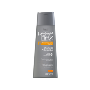 Skafe Keramax Queratina Brasileña Reconstrucción Champú Sin Sal (250ml)