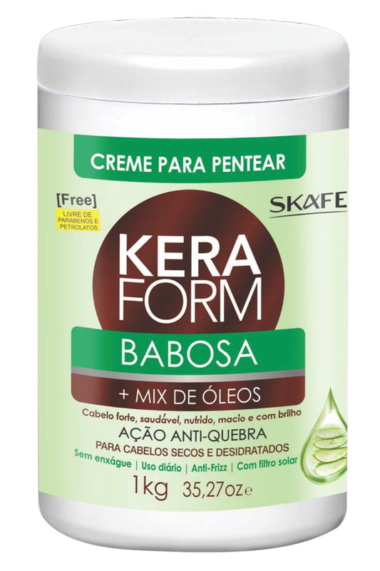 Creme para Pentear Keraform Skafe 1kg Babosa Mix de Oleos