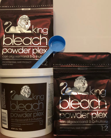 Professional King Bleach Powder Plex 2 Lbs Up To 12 Levels