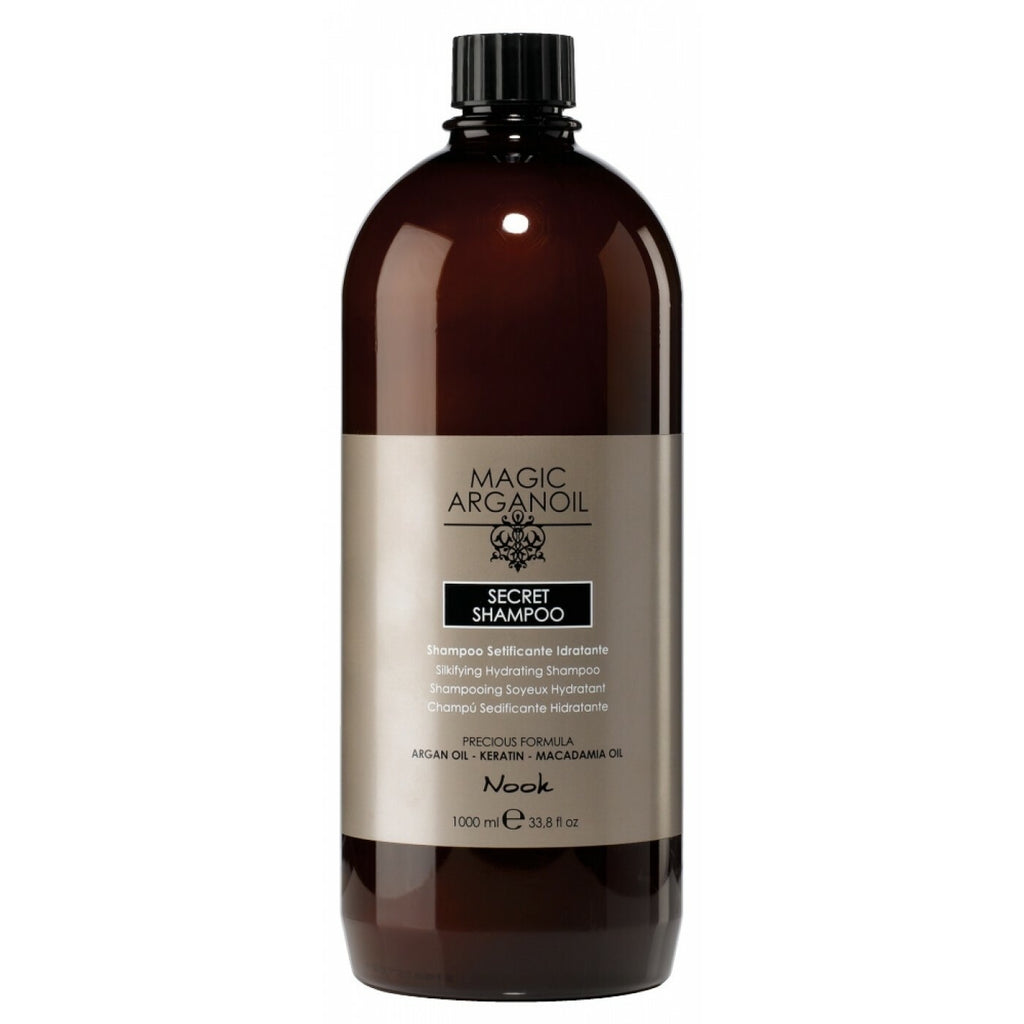 Nook Nook Magic Arganoil Secret Shampoo 1000ml Silky shine shampoo for –  Corona's Beauty Supply