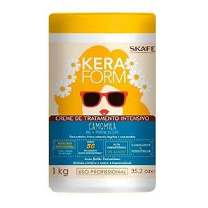 Skafe Creme de Tratamento Intensivo Keraform Camomila 1kg